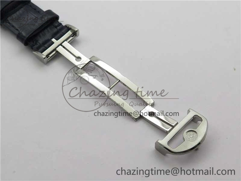 Portuguese Chrono IW371605 ZF 1:1 Best Edition White Dial on Black Leather Strap A69355