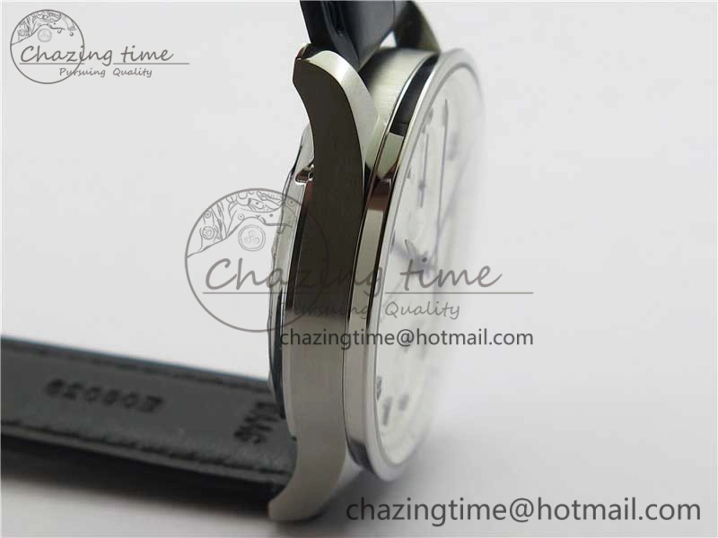 Portuguese Chrono IW371605 ZF 1:1 Best Edition White Dial on Black Leather Strap A69355