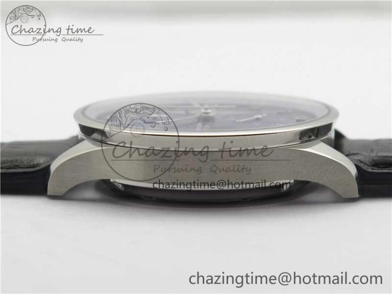 Portuguese Chrono IW371606 ZF 1:1 Best Edition Blue Dial on Black Leather Strap A69355