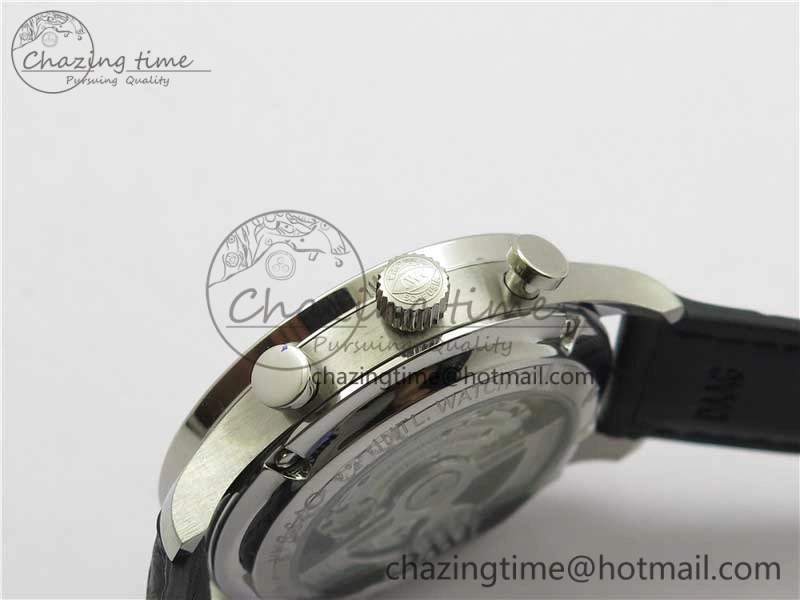 Portuguese Chrono IW371606 ZF 1:1 Best Edition Blue Dial on Black Leather Strap A69355