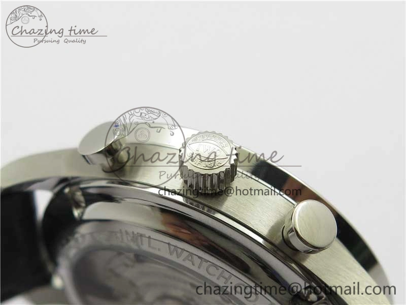 Portuguese Chrono IW371606 ZF 1:1 Best Edition Blue Dial on Black Leather Strap A69355