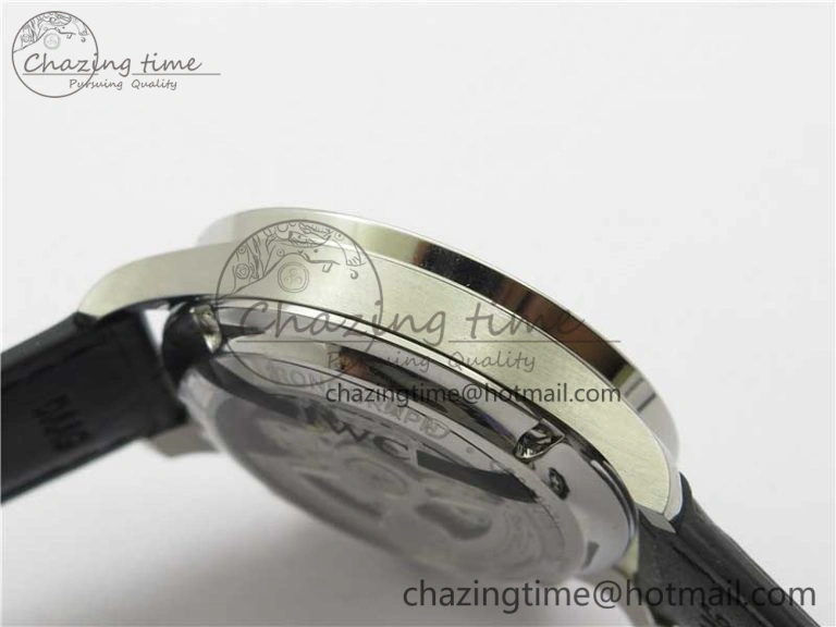 Portuguese Chrono IW371606 ZF 1:1 Best Edition Blue Dial on Black Leather Strap A69355