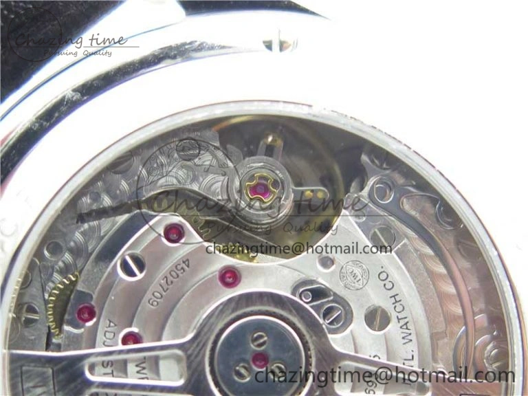 Portuguese Chrono IW371606 ZF 1:1 Best Edition Blue Dial on Black Leather Strap A69355