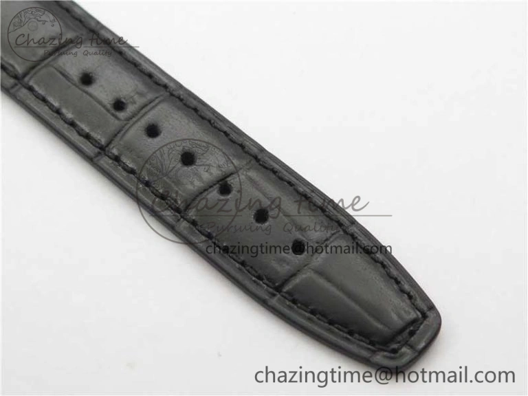 Portuguese Chrono IW371606 ZF 1:1 Best Edition Blue Dial on Black Leather Strap A69355