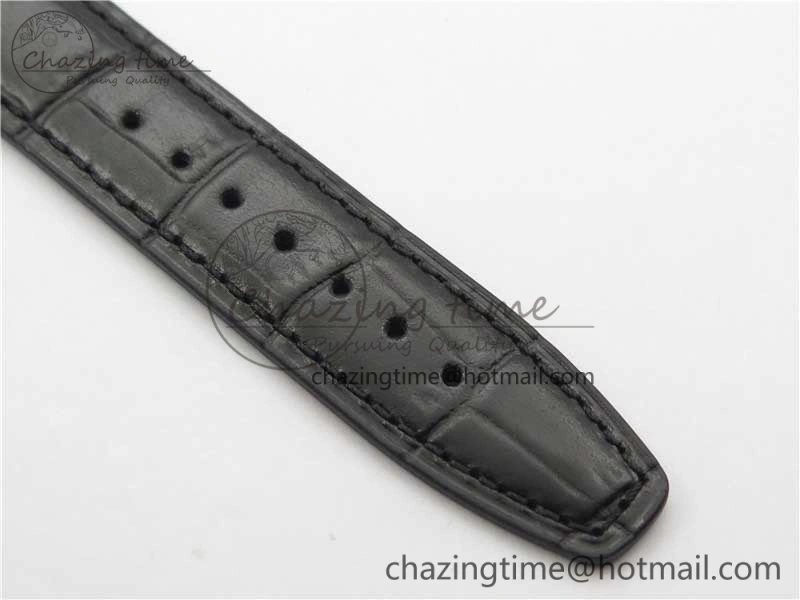Portuguese Chrono IW371606 ZF 1:1 Best Edition Blue Dial on Black Leather Strap A69355