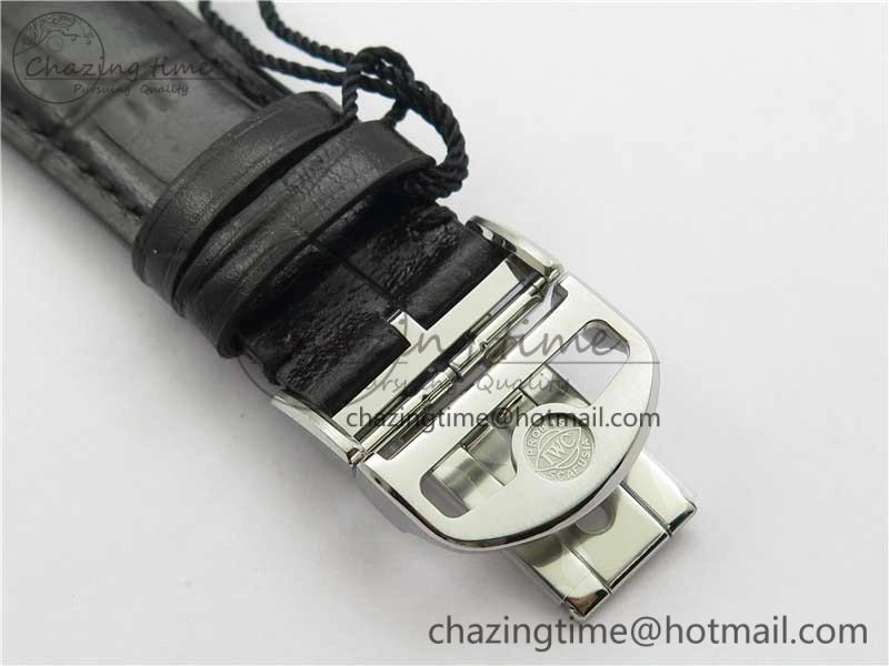 Portuguese Chrono IW371606 ZF 1:1 Best Edition Blue Dial on Black Leather Strap A69355