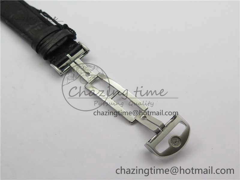 Portuguese Chrono IW371606 ZF 1:1 Best Edition Blue Dial on Black Leather Strap A69355