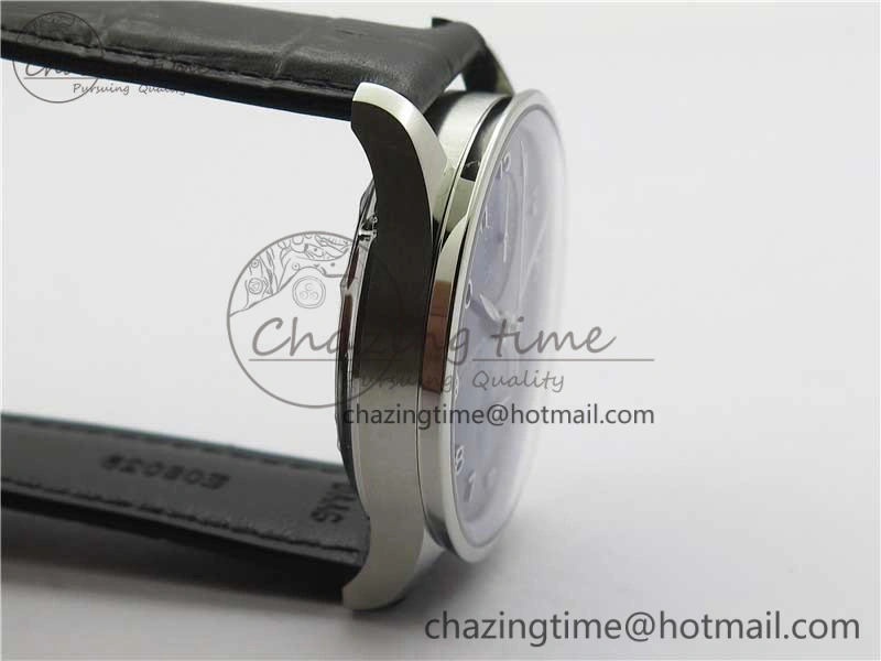 Portuguese Chrono IW371606 ZF 1:1 Best Edition Blue Dial on Black Leather Strap A69355