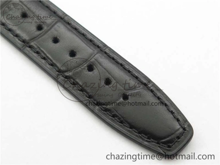 Portuguese Chrono IW371609 ZF 1:1 Best Edition Black Dial on Black Leather Strap A69355