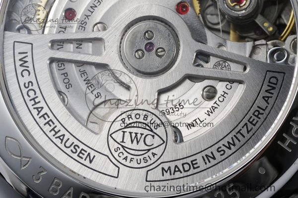 Portuguese Chrono IW371620 APSF 1:1 Best Edition White Blue Dial on Blue Leather Strap A69355