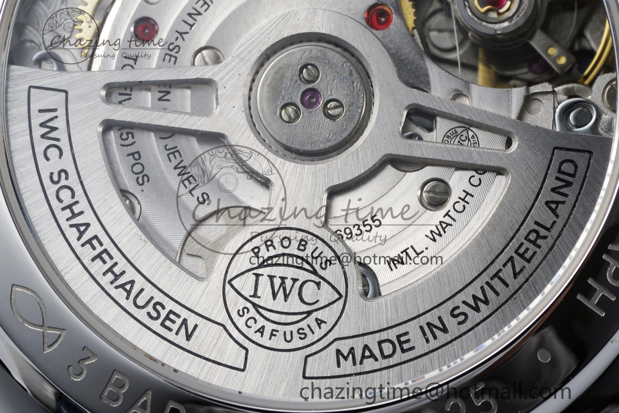 Portuguese Chrono IW371620 APSF 1:1 Best Edition White Blue Dial on Blue Leather Strap A69355