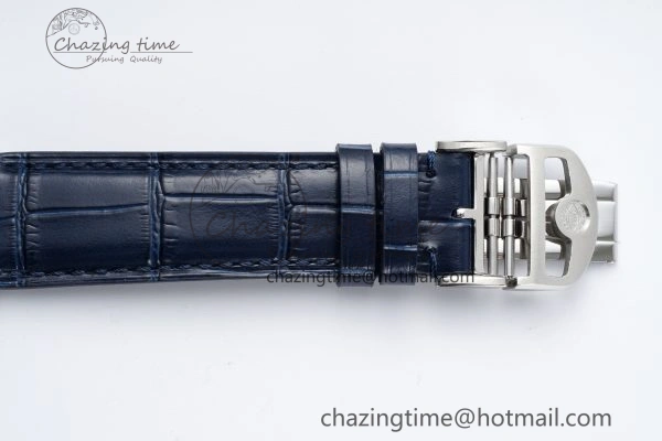 Portuguese Chrono IW371620 APSF 1:1 Best Edition White Blue Dial on Blue Leather Strap A69355