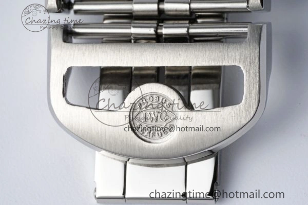 Portuguese Chrono IW371620 APSF 1:1 Best Edition White Blue Dial on Blue Leather Strap A69355