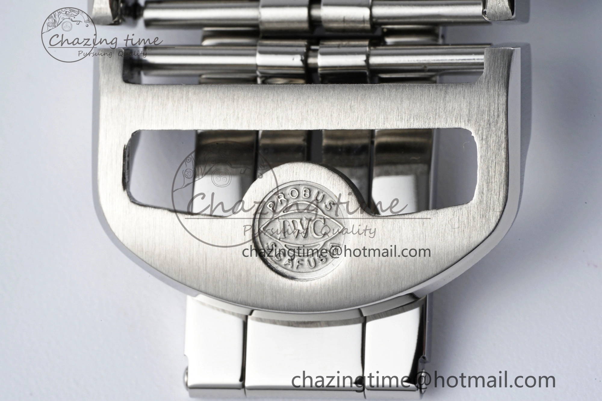 Portuguese Chrono IW371620 APSF 1:1 Best Edition White Blue Dial on Blue Leather Strap A69355