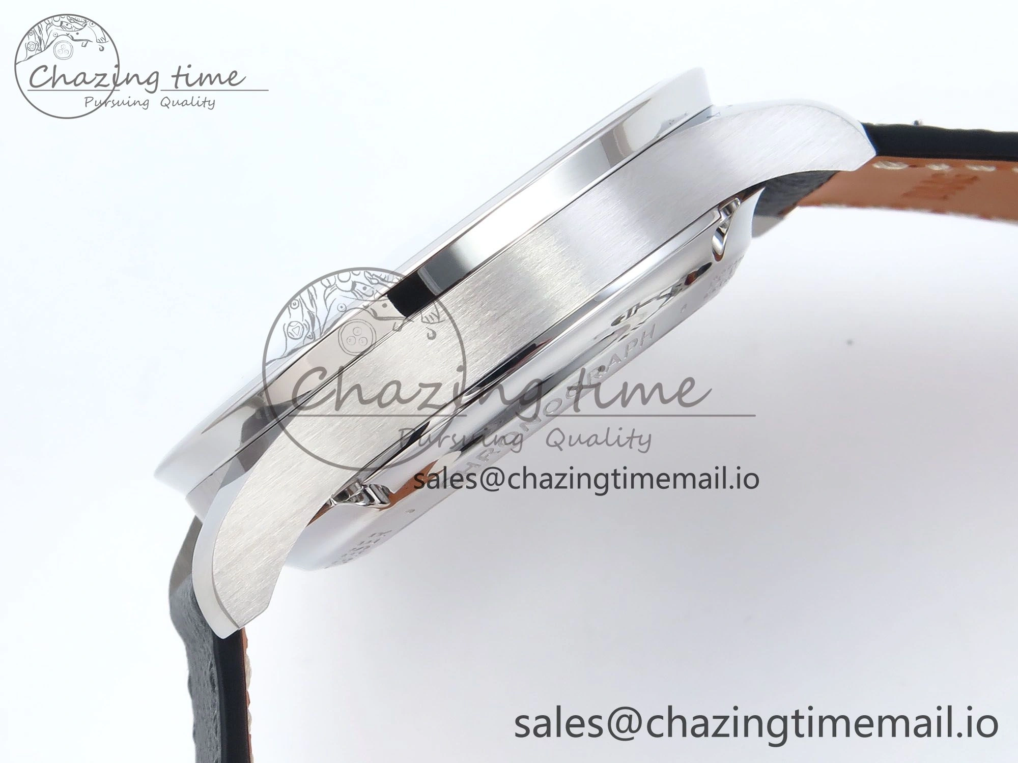 Portuguese Chrono IW371626 ZF 1:1 Best Edition Light Blue Dial on Blue Leather Strap A69355