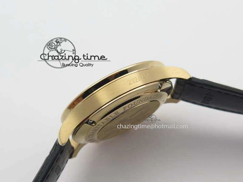 Portuguese Chrono RG IW371433 Jackie Chan ZF 1:1 Best Edition Gray Dial On Black Leather Strap A7750 V3