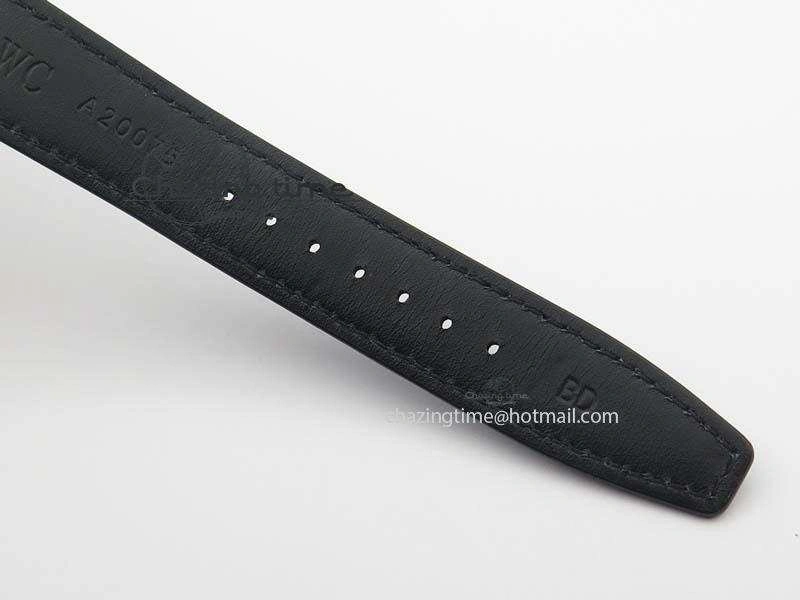 Portuguese Chrono RG IW371433 Jackie Chan ZF 1:1 Best Edition Gray Dial On Black Leather Strap A7750 V3