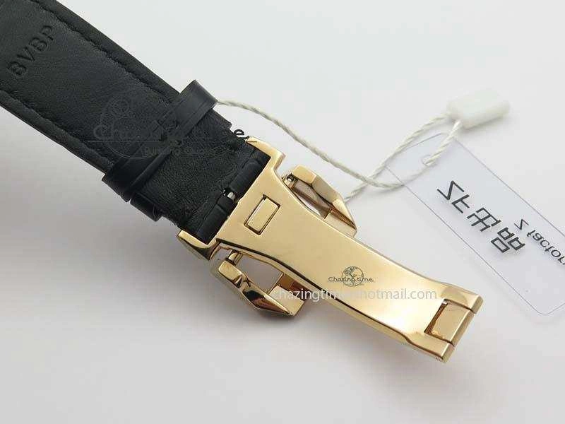 Portuguese Chrono RG IW371433 Jackie Chan ZF 1:1 Best Edition Gray Dial On Black Leather Strap A7750 V3