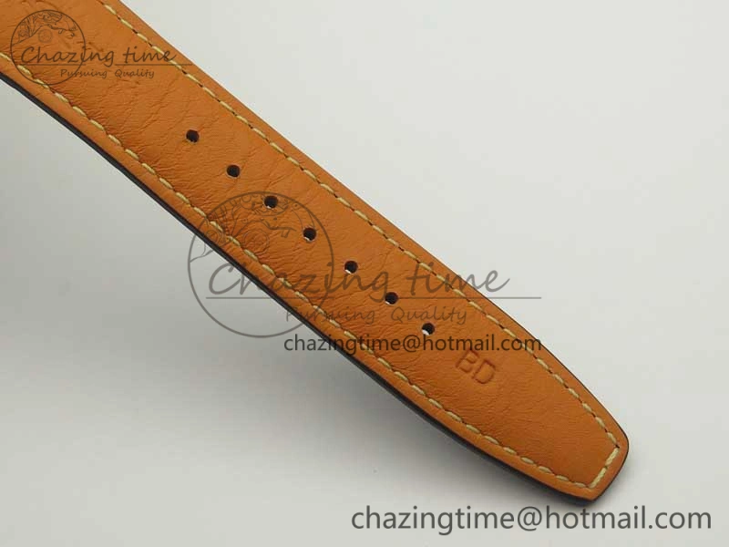 Portuguese Chrono SS ZF 1:1 Best Edition Gray Dial SS On Black Leather Strap A7750