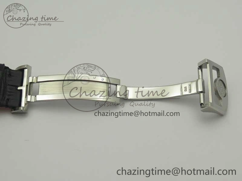 Portuguese Chrono SS ZF 1:1 Best Edition Gray Dial SS On Black Leather Strap A7750