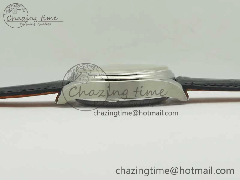 Portuguese Chrono SS ZF 1:1 Best Edition Gray Dial SS On Black Leather Strap A7750