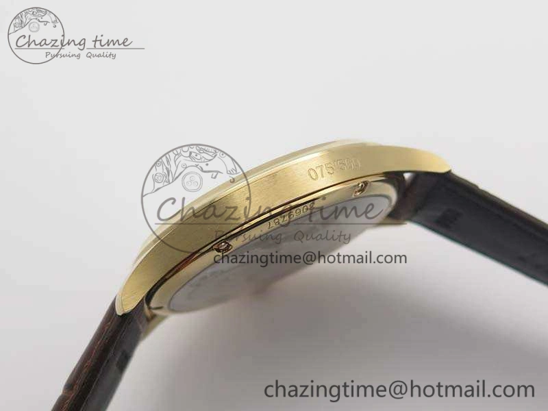 Portuguese Fa Jones IW544201 RG GSF 1:1 Best Edition White Dial On Leather Strap