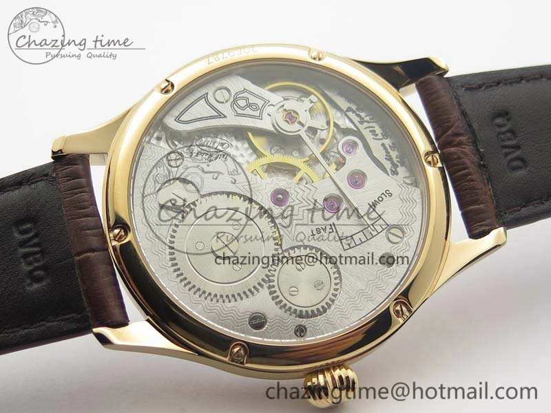 Portuguese Fa Jones IW544201 RG GSF 1:1 Best Edition White Dial On Leather Strap