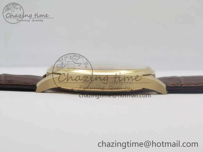 Portuguese Fa Jones IW544201 RG GSF 1:1 Best Edition White Dial On Leather Strap