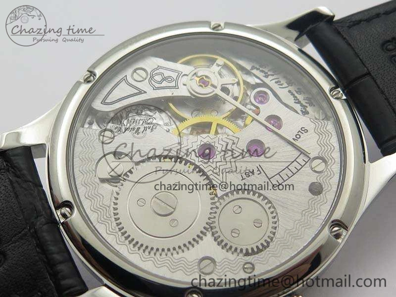 Portuguese Fa Jones IW544202 SS GSF 1:1 Best Edition White Dial On Leather Strap