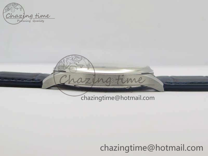 Portuguese Fa Jones IW544203 SS GSF 1:1 Best Edition White Dial On Leather Strap