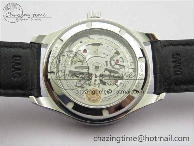 Portuguese IW358304 ZF 1:1 Best Edition SS Blue Dial on Leather Strap A82200