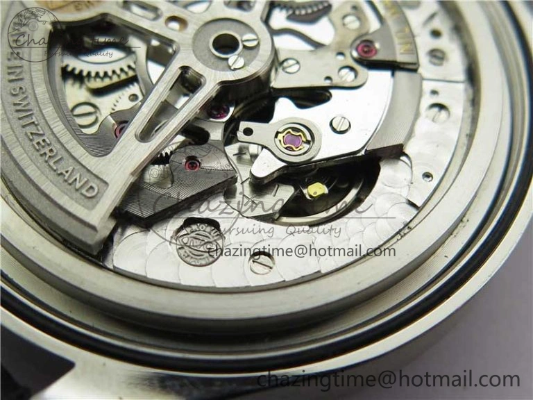 Portuguese IW358304 ZF 1:1 Best Edition SS Blue Dial on Leather Strap A82200