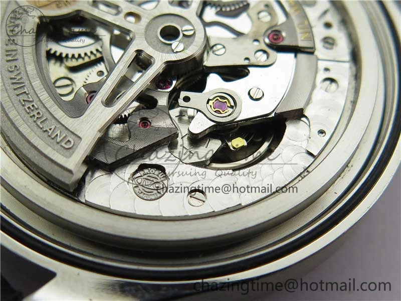 Portuguese IW358304 ZF 1:1 Best Edition SS Blue Dial on Leather Strap A82200