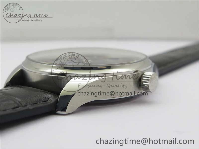 Portuguese IW358304 ZF 1:1 Best Edition SS Blue Dial on Leather Strap A82200