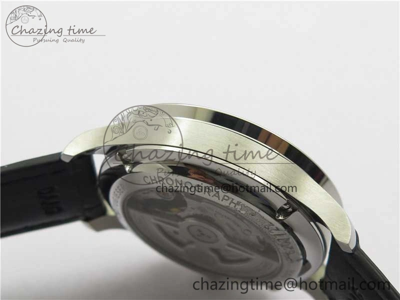Portuguese IW371615 ZF 1:1 Best Edition SS Green Dial on Black Leather Strap A96355 V3