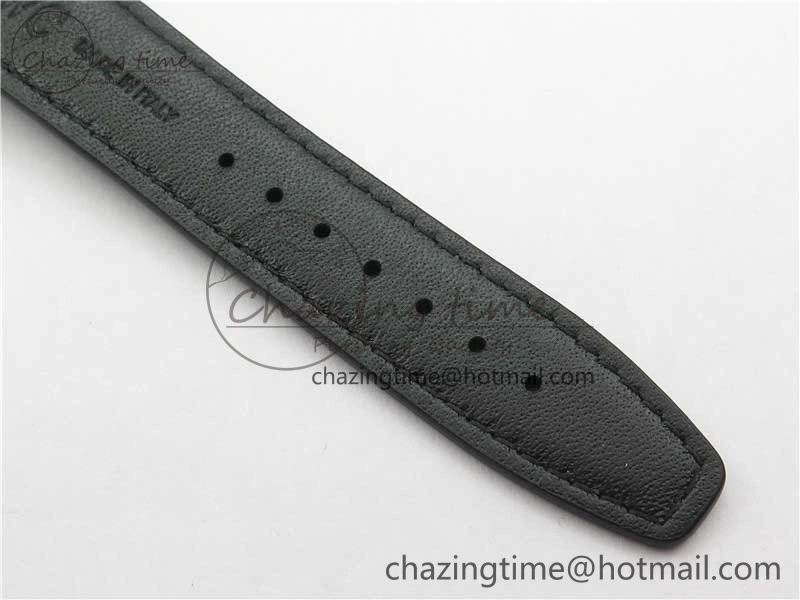 Portuguese IW371615 ZF 1:1 Best Edition SS Green Dial on Black Leather Strap A96355 V3