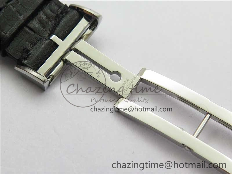 Portuguese IW371615 ZF 1:1 Best Edition SS Green Dial on Black Leather Strap A96355 V3
