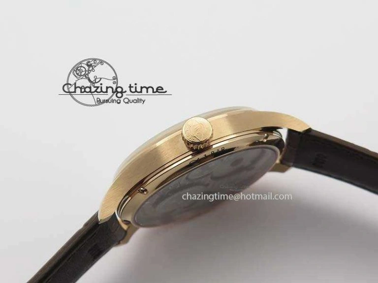 Portuguese IW5444 RG White Dial RG Numbers On Brown Leather Strap A6498
