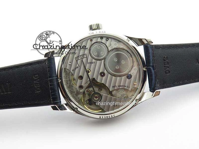 Portuguese IW5444 SS Blue Dial On Blue Leather Strap A6498
