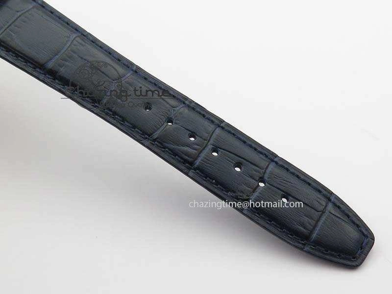 Portuguese IW5444 SS Blue Dial On Blue Leather Strap A6498
