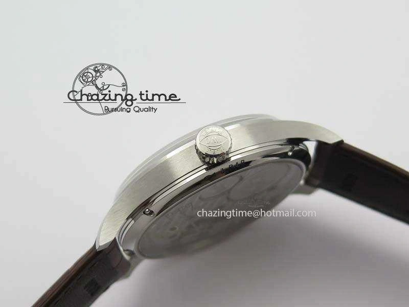 Portuguese IW5444 SS White Dial RG Numbers On Brown Leather Strap A6498