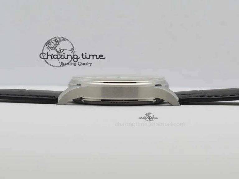 Portuguese IW544404 SS White Dial On Black Leather Strap A6498