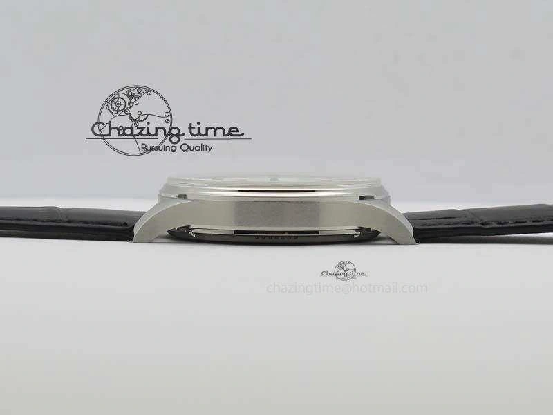 Portuguese IW544404 SS White Dial On Black Leather Strap A6498