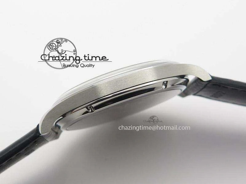 Portuguese IW545407 Black Dial ZF 1:1 Best Edition On Dark Blue Leather Strap