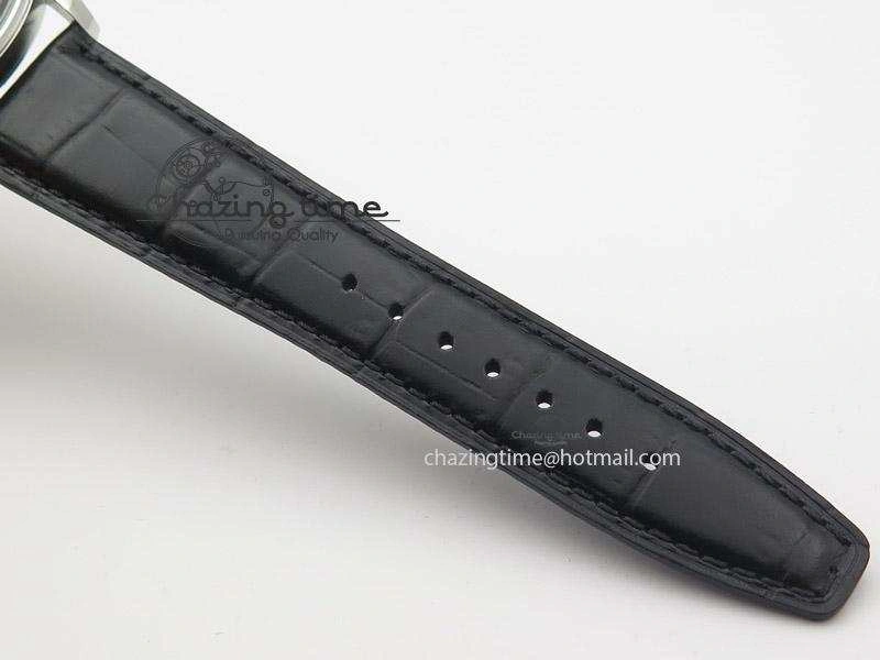 Portuguese IW545407 Black Dial ZF 1:1 Best Edition On Dark Blue Leather Strap