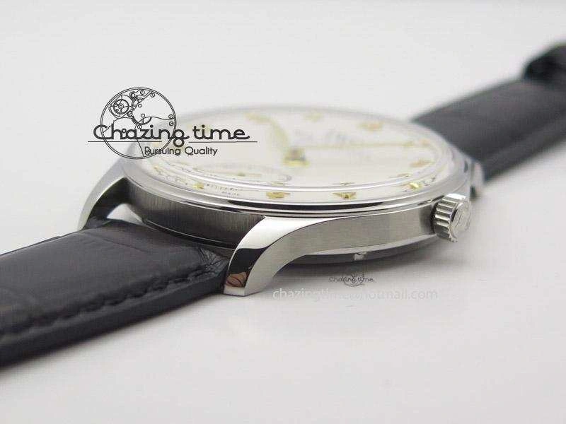 Portuguese IW545408 White Dial ZF 1:1 Best Edition On Dark Blue Leather Strap