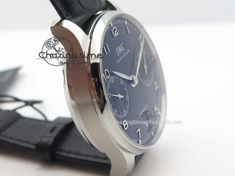 Portuguese Real PR IW500109 ZF 1:1 Best Edition Black Dial On Black Leather Strap A52010 V3