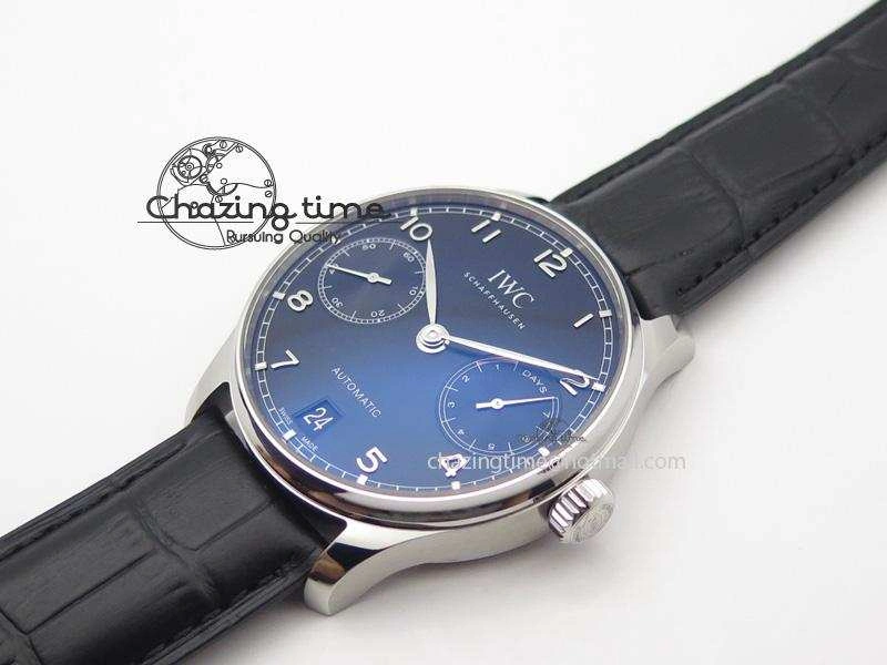 Portuguese Real PR IW500109 ZF 1:1 Best Edition Black Dial On Black Leather Strap A52010 V3