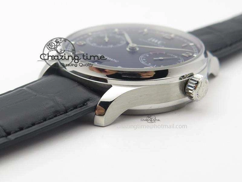 Portuguese Real PR IW500109 ZF 1:1 Best Edition Black Dial On Black Leather Strap A52010 V3