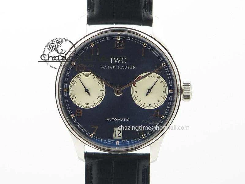 Portuguese Real PR IW500112 ZF 1:1 Laureus Edition On Black Leather Strap A52010